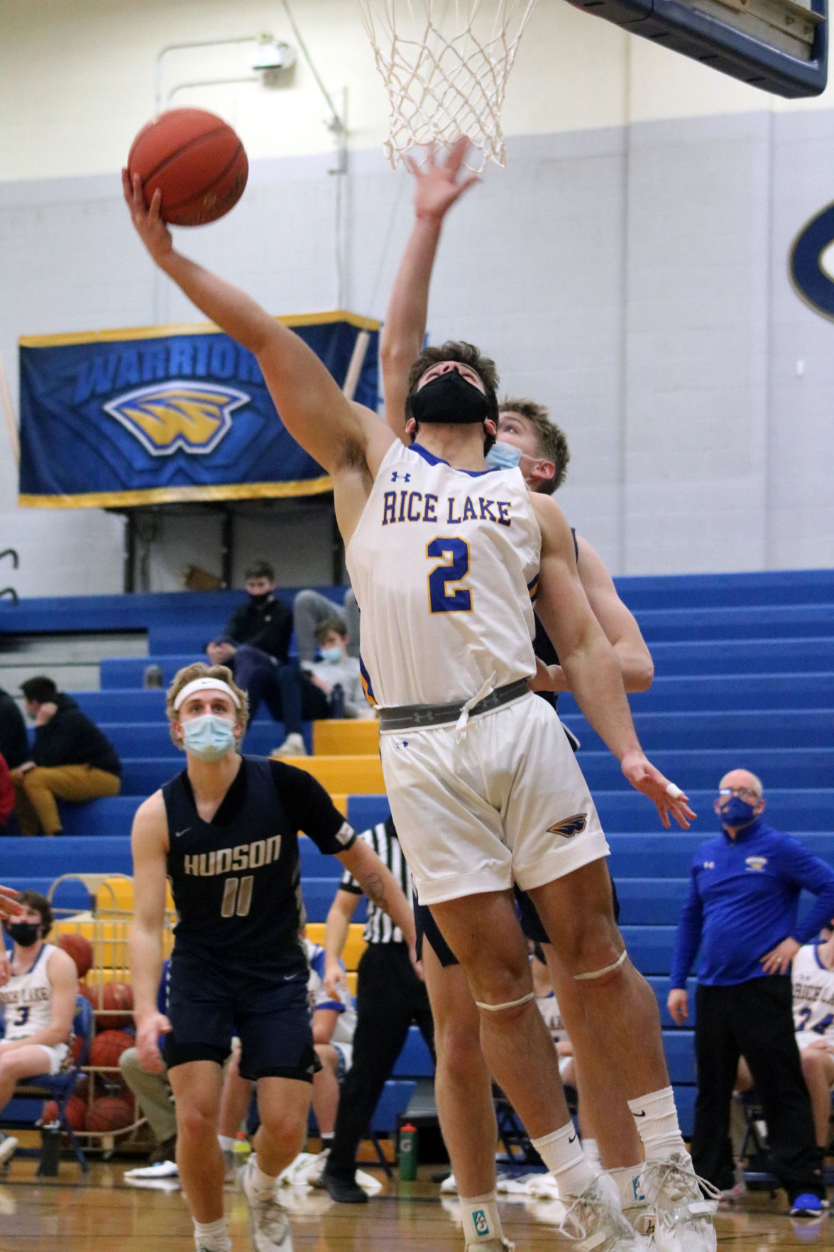 Rice Lake boys basketball vs. Hudson 2-11-21